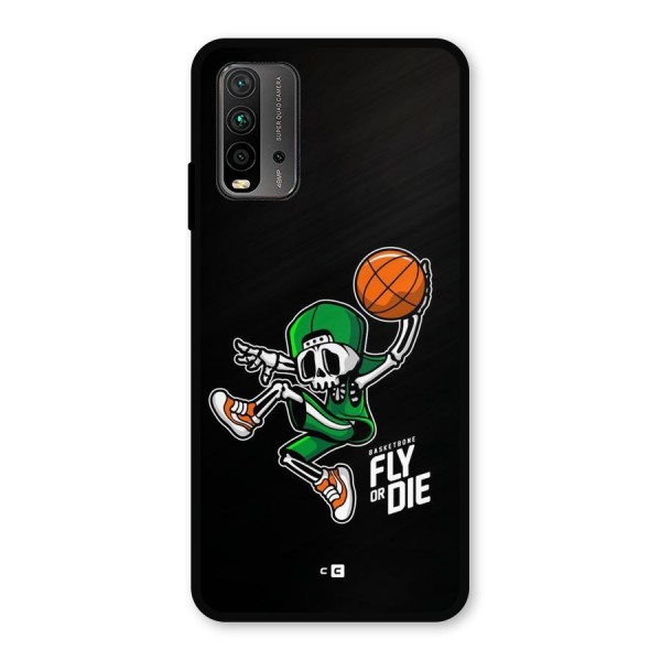 Fly Or Die Metal Back Case for Redmi 9 Power