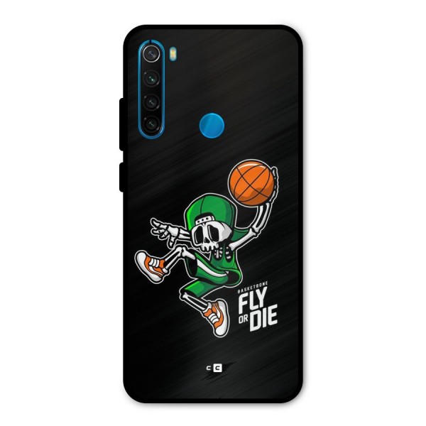 Fly Or Die Metal Back Case for Redmi Note 8