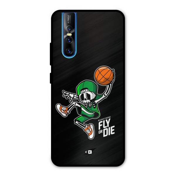 Fly Or Die Metal Back Case for Vivo V15 Pro