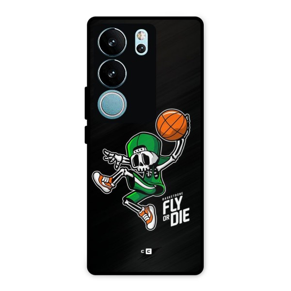 Fly Or Die Metal Back Case for Vivo V29 Pro