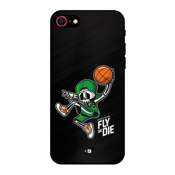 Fly Or Die Metal Back Case for iPhone 8