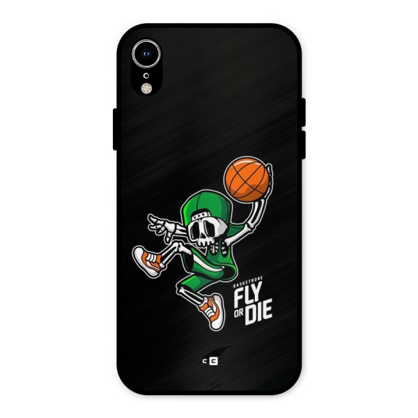 Fly Or Die Metal Back Case for iPhone XR