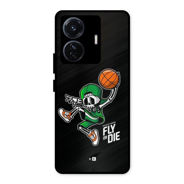 Fly Or Die Metal Back Case for iQOO Z6