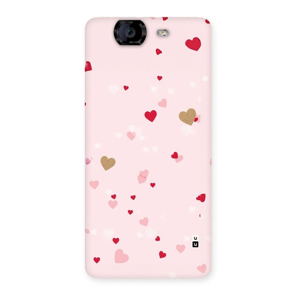 Flying Hearts Back Case for Canvas Knight A350