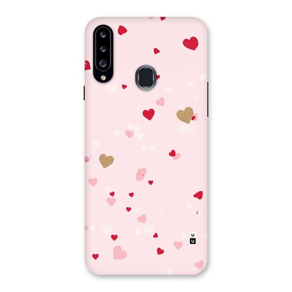 Flying Hearts Back Case for Galaxy A20s