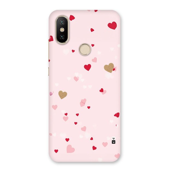 Flying Hearts Back Case for Mi A2