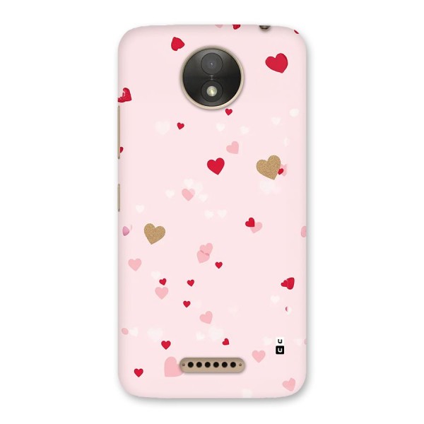 Flying Hearts Back Case for Moto C Plus