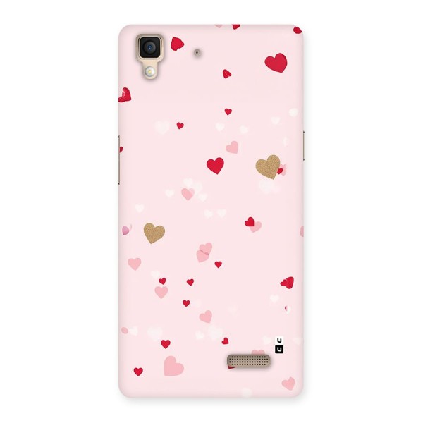 Flying Hearts Back Case for Oppo R7