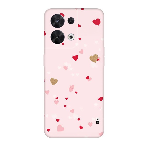 Flying Hearts Back Case for Oppo Reno8 5G