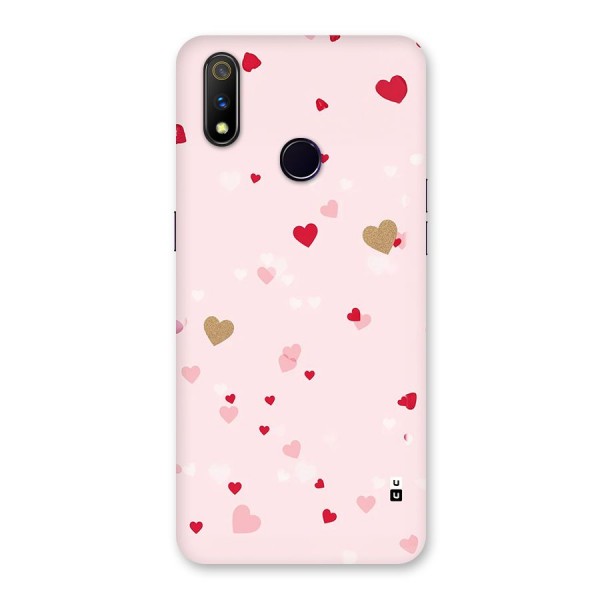 Flying Hearts Back Case for Realme 3 Pro