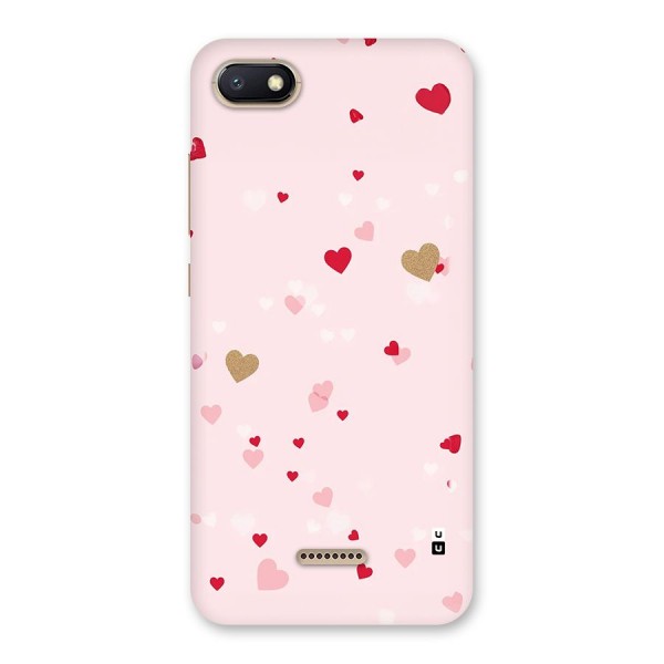 Flying Hearts Back Case for Redmi 6A