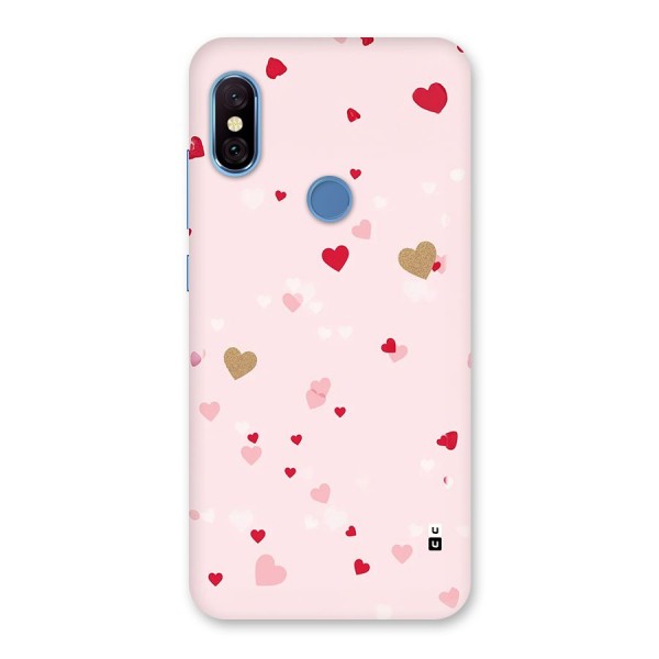 Flying Hearts Back Case for Redmi Note 6 Pro