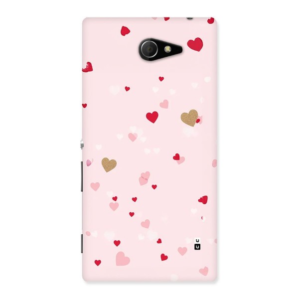 Flying Hearts Back Case for Xperia M2