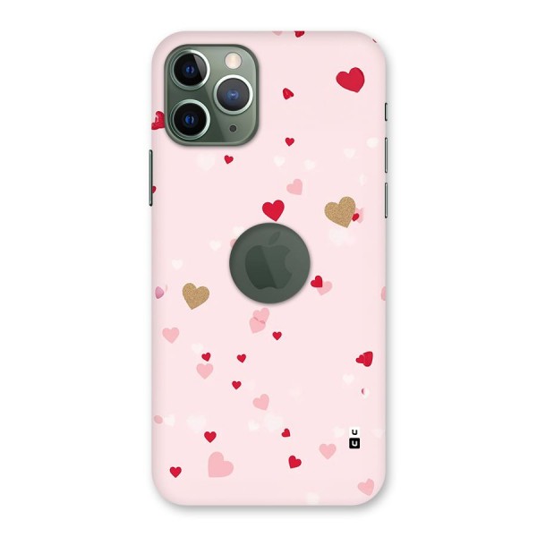 Flying Hearts Back Case for iPhone 11 Pro Logo Cut