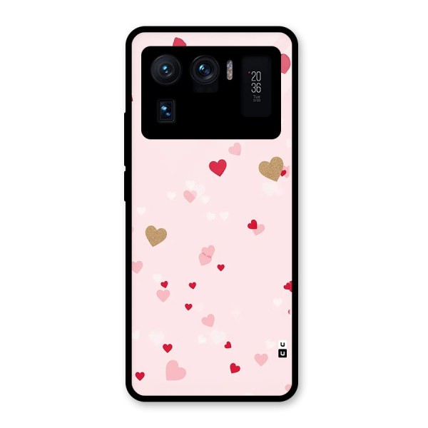 Flying Hearts Glass Back Case for Mi 11 Ultra