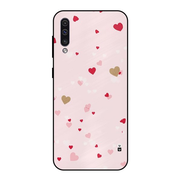 Flying Hearts Metal Back Case for Galaxy A50