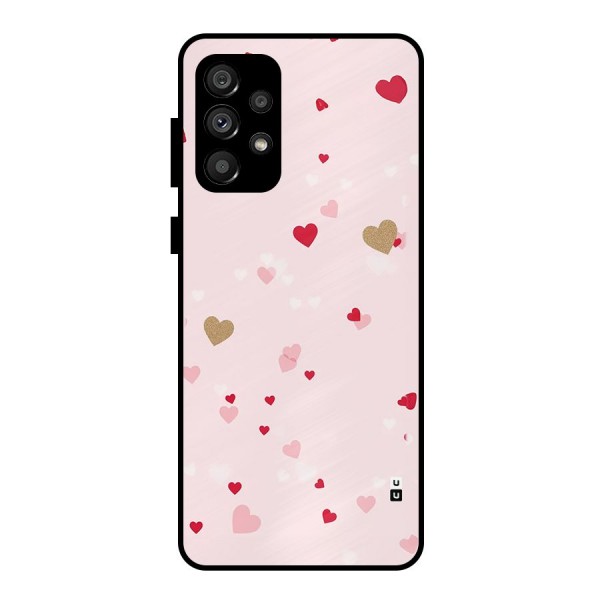 Flying Hearts Metal Back Case for Galaxy A73 5G