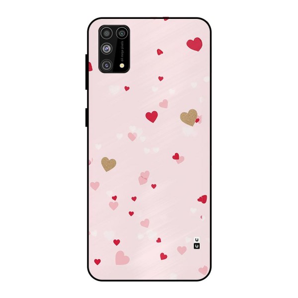 Flying Hearts Metal Back Case for Galaxy F41