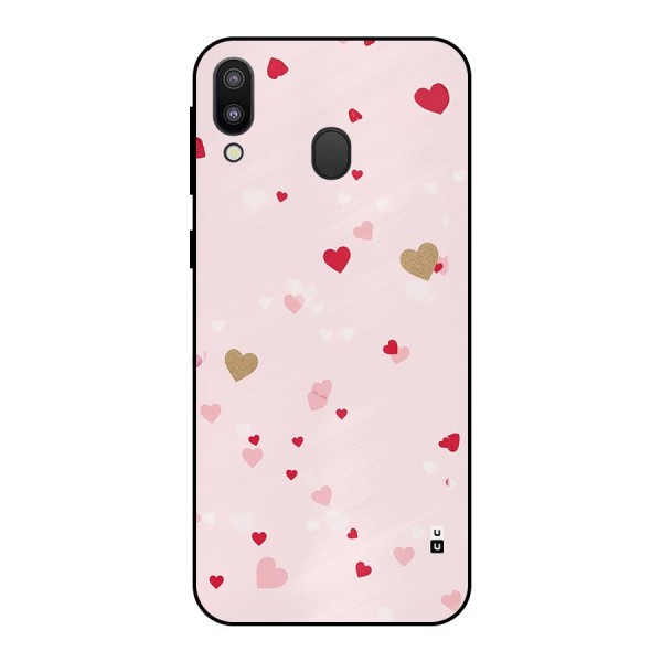 Flying Hearts Metal Back Case for Galaxy M20