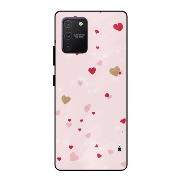 Flying Hearts Metal Back Case for Galaxy S10 Lite