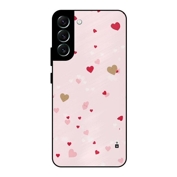 Flying Hearts Metal Back Case for Galaxy S22 Plus 5G