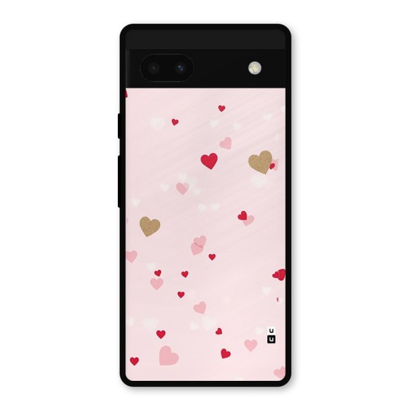 Flying Hearts Metal Back Case for Google Pixel 6a