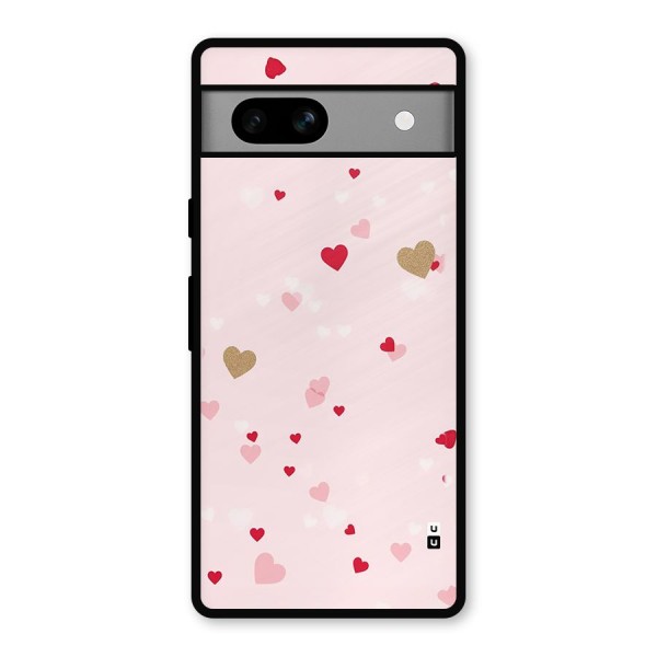 Flying Hearts Metal Back Case for Google Pixel 7a