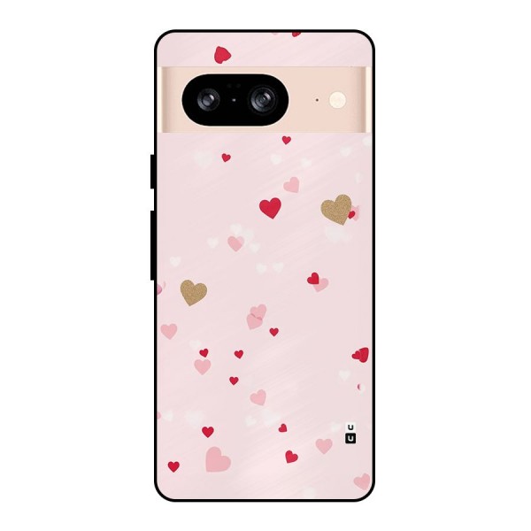 Flying Hearts Metal Back Case for Google Pixel 8