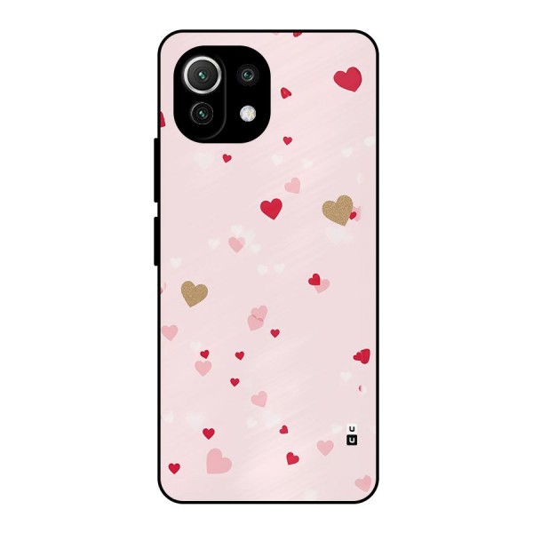 Flying Hearts Metal Back Case for Mi 11 Lite