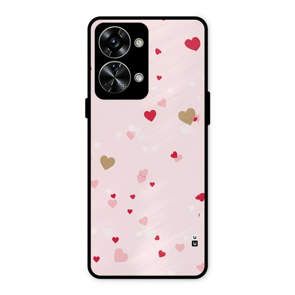 Flying Hearts Metal Back Case for OnePlus Nord 2T