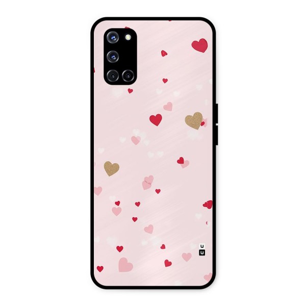 Flying Hearts Metal Back Case for Oppo A52