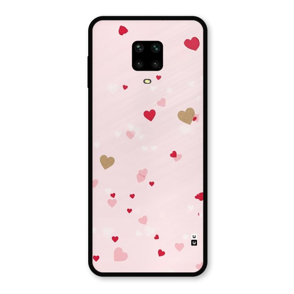 Flying Hearts Metal Back Case for Poco M2 Pro