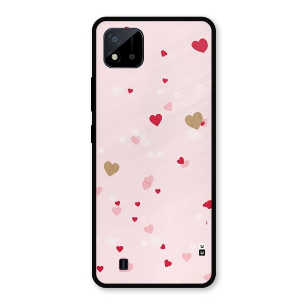 Flying Hearts Metal Back Case for Realme C11 2021