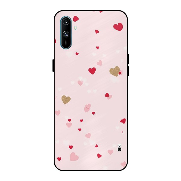 Flying Hearts Metal Back Case for Realme C3