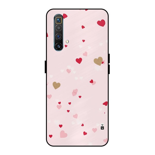 Flying Hearts Metal Back Case for Realme X3 SuperZoom