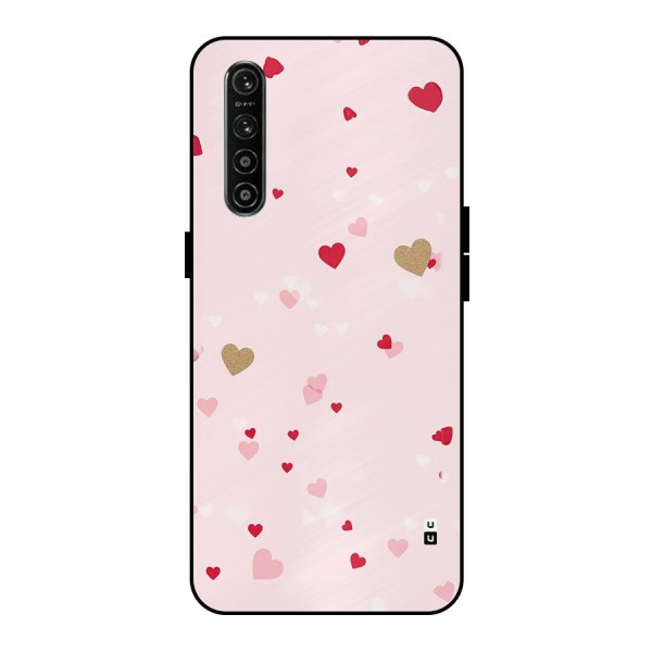 Flying Hearts Metal Back Case for Realme XT