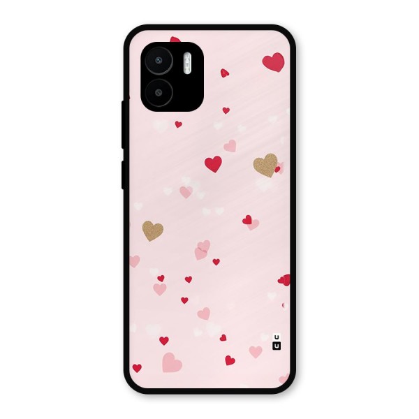 Flying Hearts Metal Back Case for Redmi A1