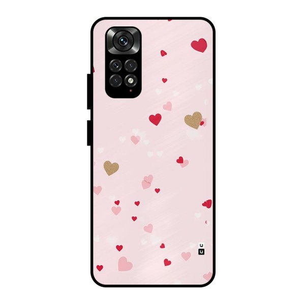 Flying Hearts Metal Back Case for Redmi Note 11 Pro