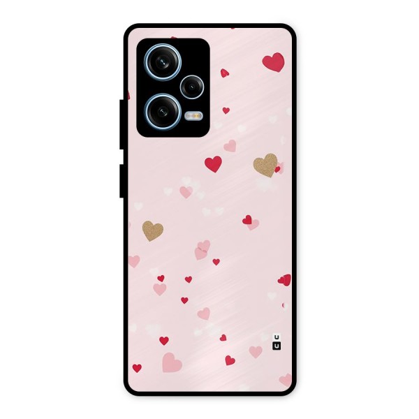 Flying Hearts Metal Back Case for Redmi Note 12 Pro