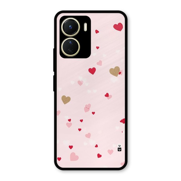 Flying Hearts Metal Back Case for Vivo T2x