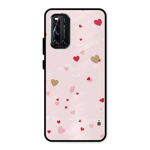 Flying Hearts Metal Back Case for Vivo V19