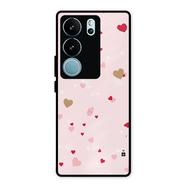 Flying Hearts Metal Back Case for Vivo V29