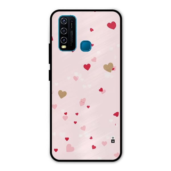 Flying Hearts Metal Back Case for Vivo Y50