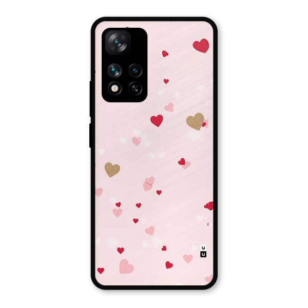 Flying Hearts Metal Back Case for Xiaomi 11i Hypercharge 5G