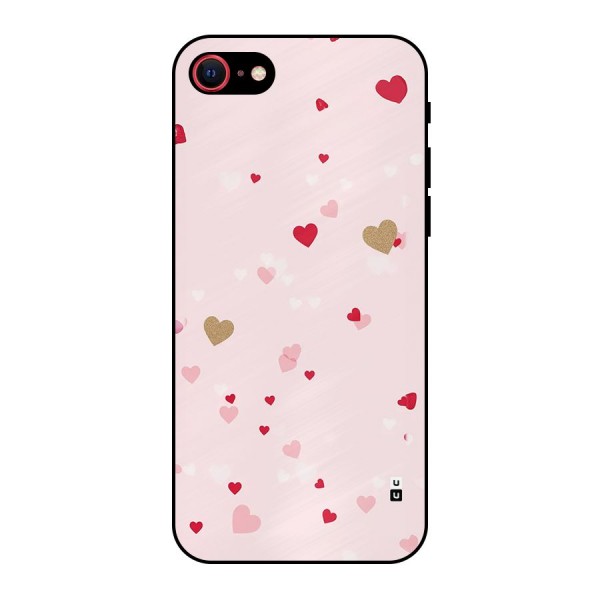 Flying Hearts Metal Back Case for iPhone 8