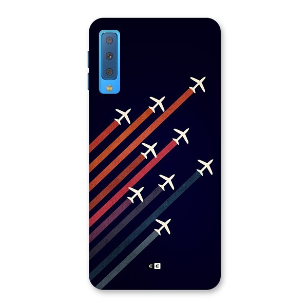 Flying Planes Back Case for Galaxy A7 (2018)