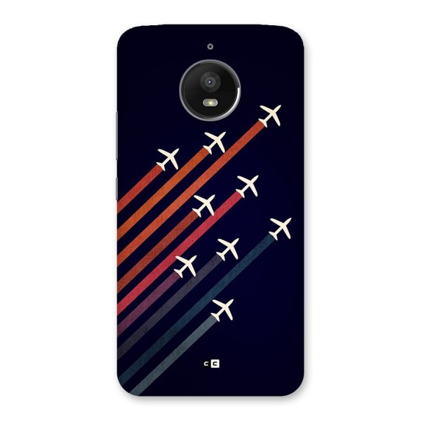 Flying Planes Back Case for Moto E4 Plus