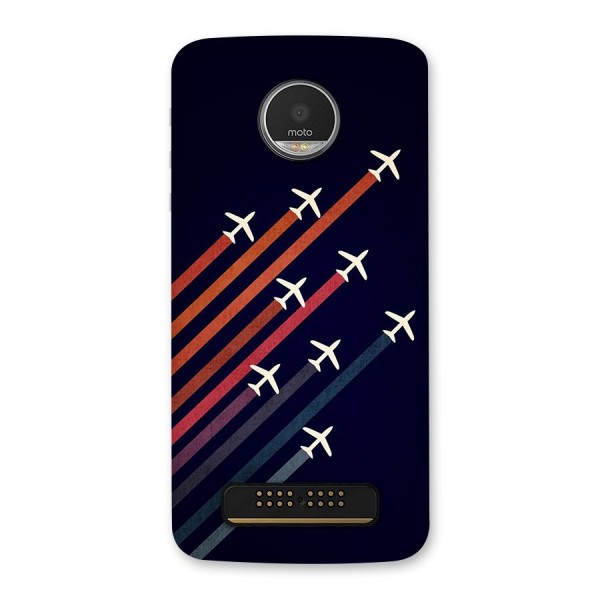 Flying Planes Back Case for Moto Z Play