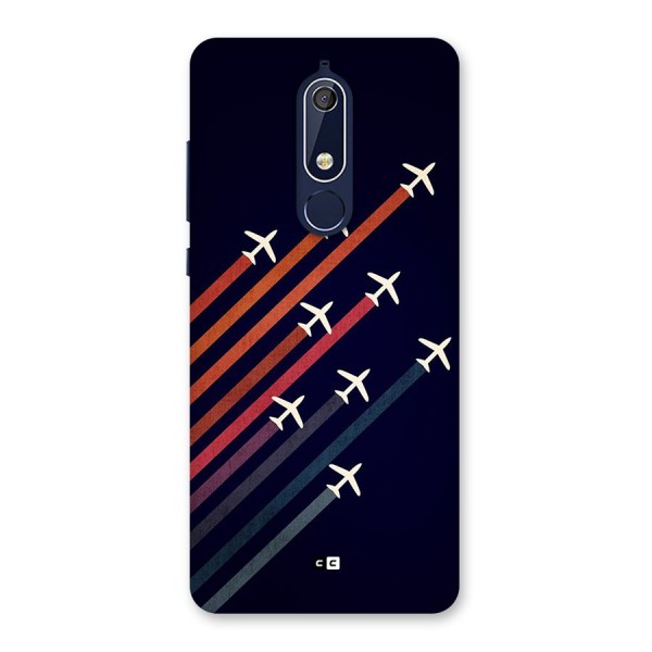 Flying Planes Back Case for Nokia 5.1