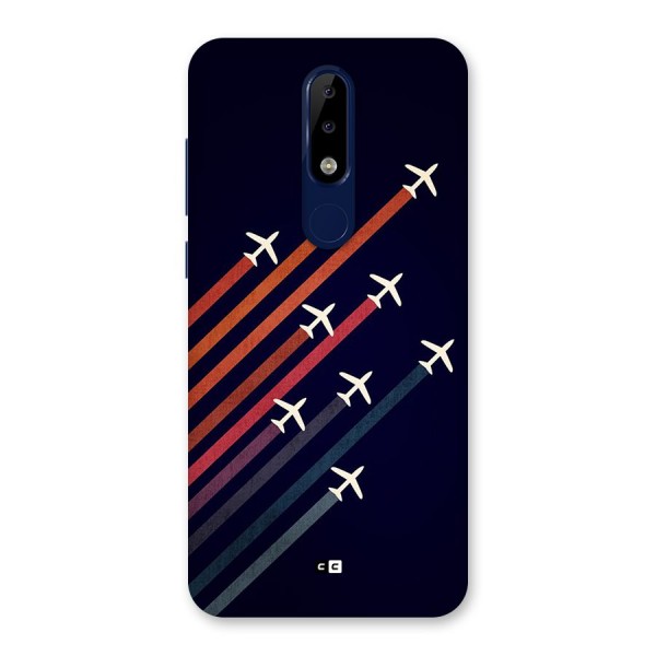 Flying Planes Back Case for Nokia 5.1 Plus